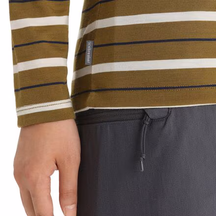 Wave Stripe Long-Sleeve T-Shirt - Women's