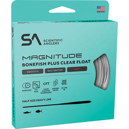 Magnitude Smooth Bonefish Plus 10ft Clear Float Tip Line