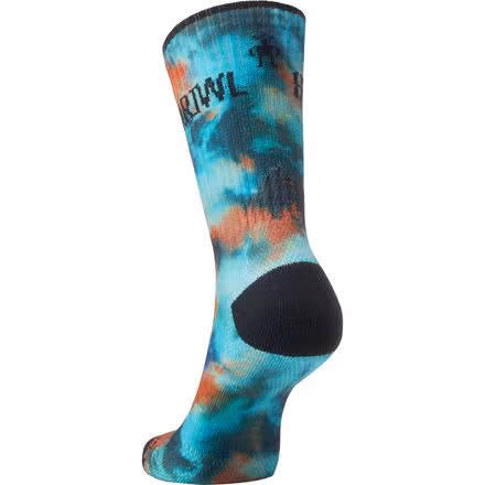 Athletic Far Out Tie Dye Print Crew Sock