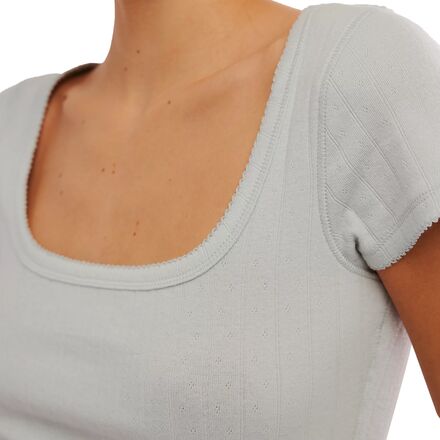 End Game Pointelle Baby T-Shirt - Women's