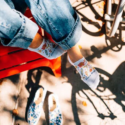 Topless Garden Party No-Show Lightweight Sock - Women's