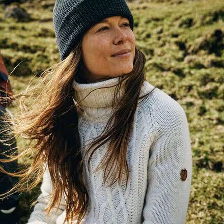 Ovik Cable Knit Roller Neck Sweater - Women's