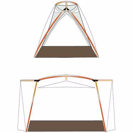 Timberline SQ Outfitter 4 Tent: 4-Person 3-Season