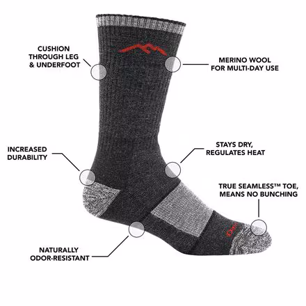 Hiker Boot Full Cushion Sock - Men's