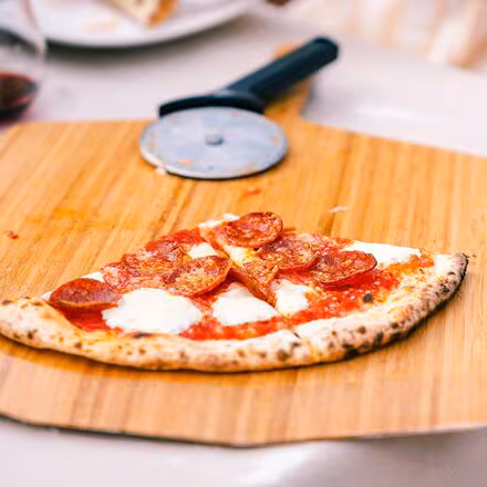 16in Bamboo Pizza Peel & Serving Board