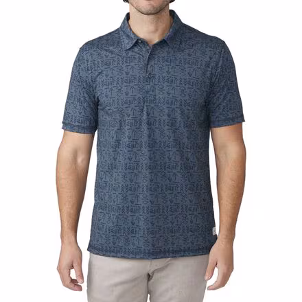 Delray Print Polo Shirt - Men's