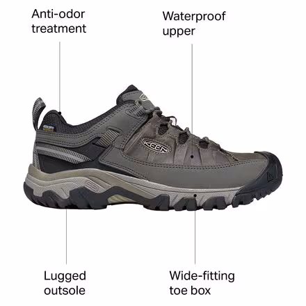 Targhee III Waterproof Leather Wide Hiking Shoe - Men's