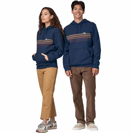 Line Logo Ridge Stripe Uprisal Hoodie