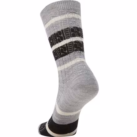 Everyday Striped Cable Crew Sock - Women's