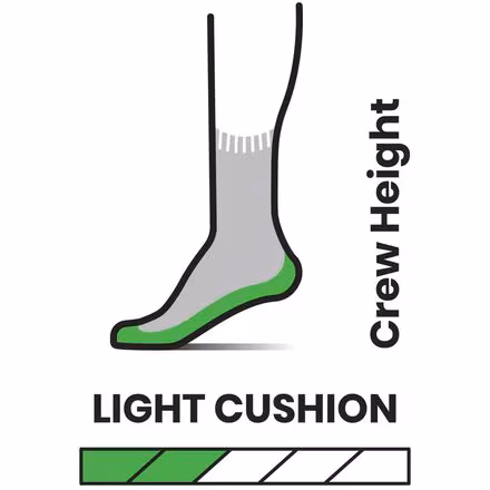 Classic Hike Light Cushion Crew Sock