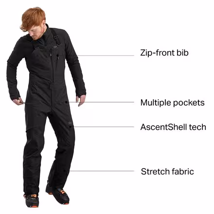 Skytour AscentShell Bib Pant - Men's
