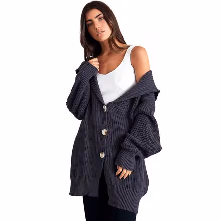 Oversized Chunky Cardi - Women's