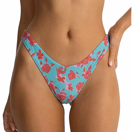 Inferna Floral Hi Cut Bikini Bottom - Women's