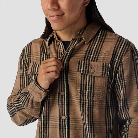 Flannel Button Down Shirt - Men's
