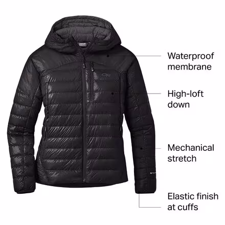 Helium Down Hooded Jacket - Women's