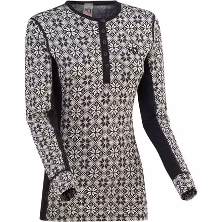 Rose Long-Sleeve Crew Top - Women's