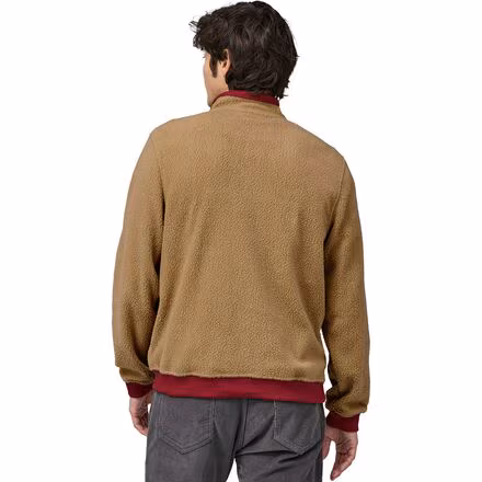 Shearling Button Pullover Fleece - Men's