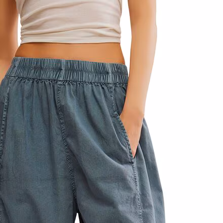 Preppy Poplin Pull On Pant - Women's