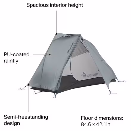 ALTO TR1 PLUS Tent: 1-Person 3-Season