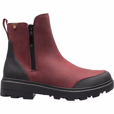 Holly Zip Leather Boot - Women's