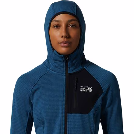 Polartec Power Grid Full-Zip Hooded Jacket- Women's