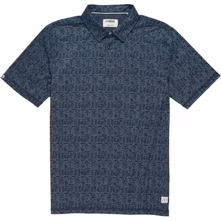 Delray Print Polo Shirt - Men's
