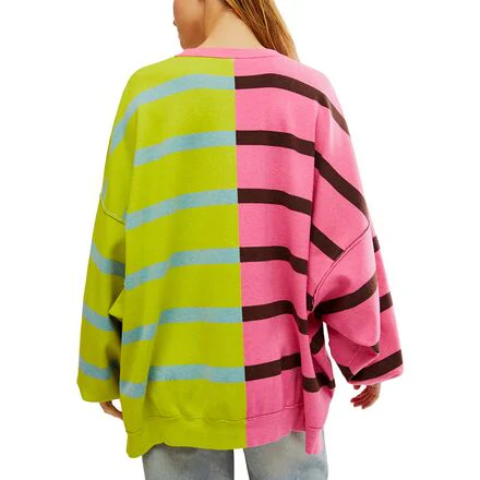 Uptown Stripe Pullover Sweater - Women's