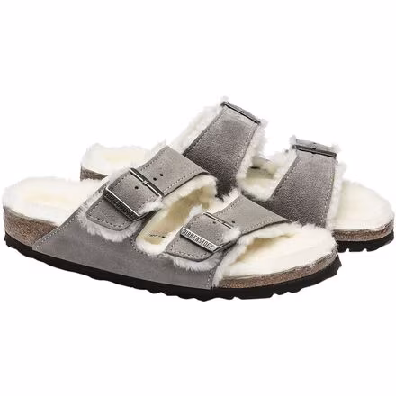 Arizona Shearling Lined Narrow Sandal - Women's