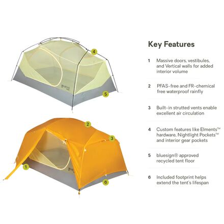 Aurora 2P Tent: 2-Person 3-Season
