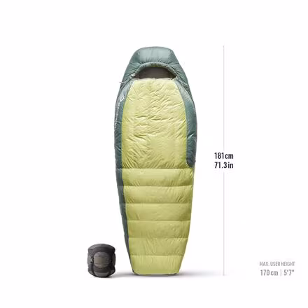 Ascent Sleeping Bag: 30F Down - Women's