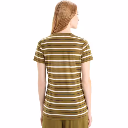 Wave Stripe Short-Sleeve T-Shirt - Women's