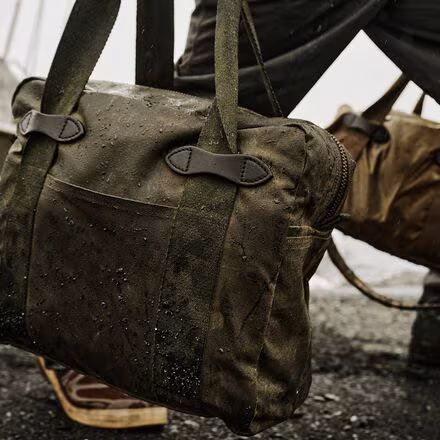 Tin Cloth Tote Bag + Zipper