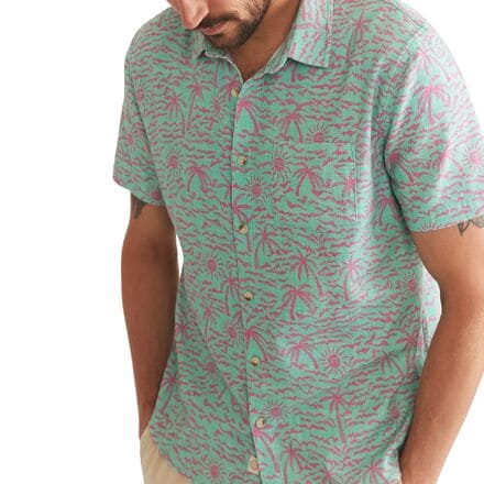 Selvage Stretch Short-Sleeve Shirt - Men's