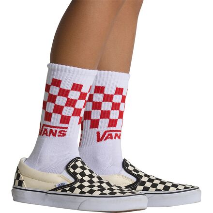 Drop V Classic Check Crew Sock - Kids'