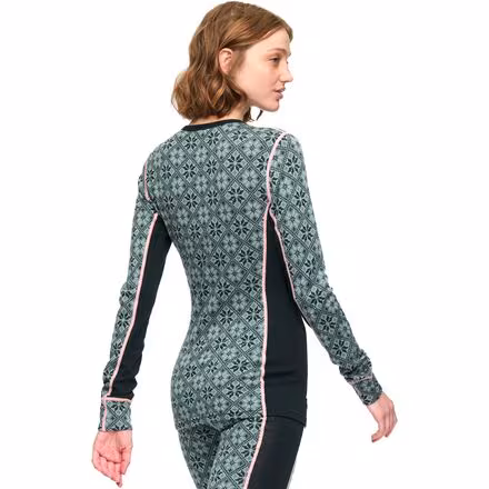 Rose Long-Sleeve Crew Top - Women's