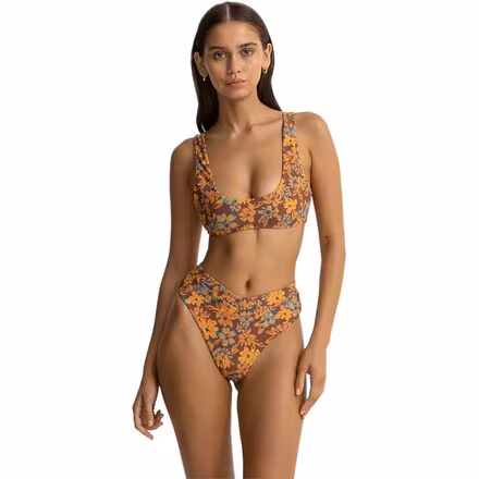 Oasis Floral Crop Bikini Top - Women's