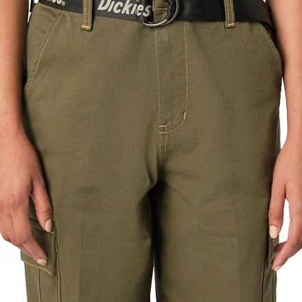 Relaxed Fit Cropped Cargo Pant - Women's