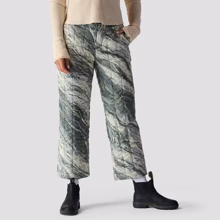 Oakbury Print Synthetic Quilted Pant - Women's