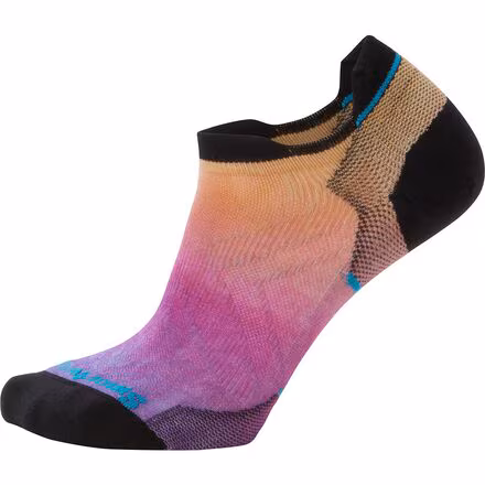 Run Zero Cushion Ombre Print Low Ankle Sock - Women's