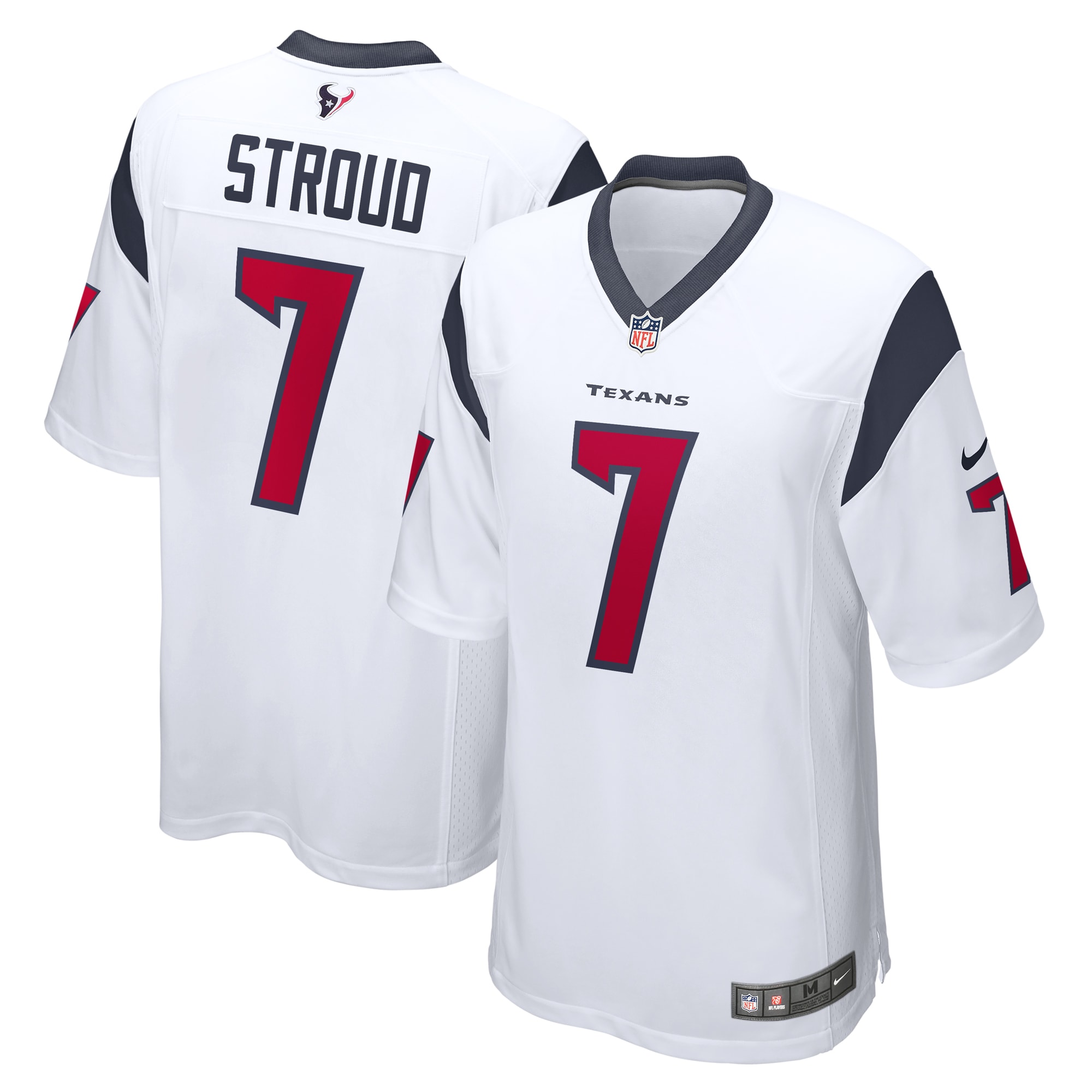 CJ Stroud Houston Texans 2023 NFL Draft First Round Pick Game Jersey - White - US Jersey Mall