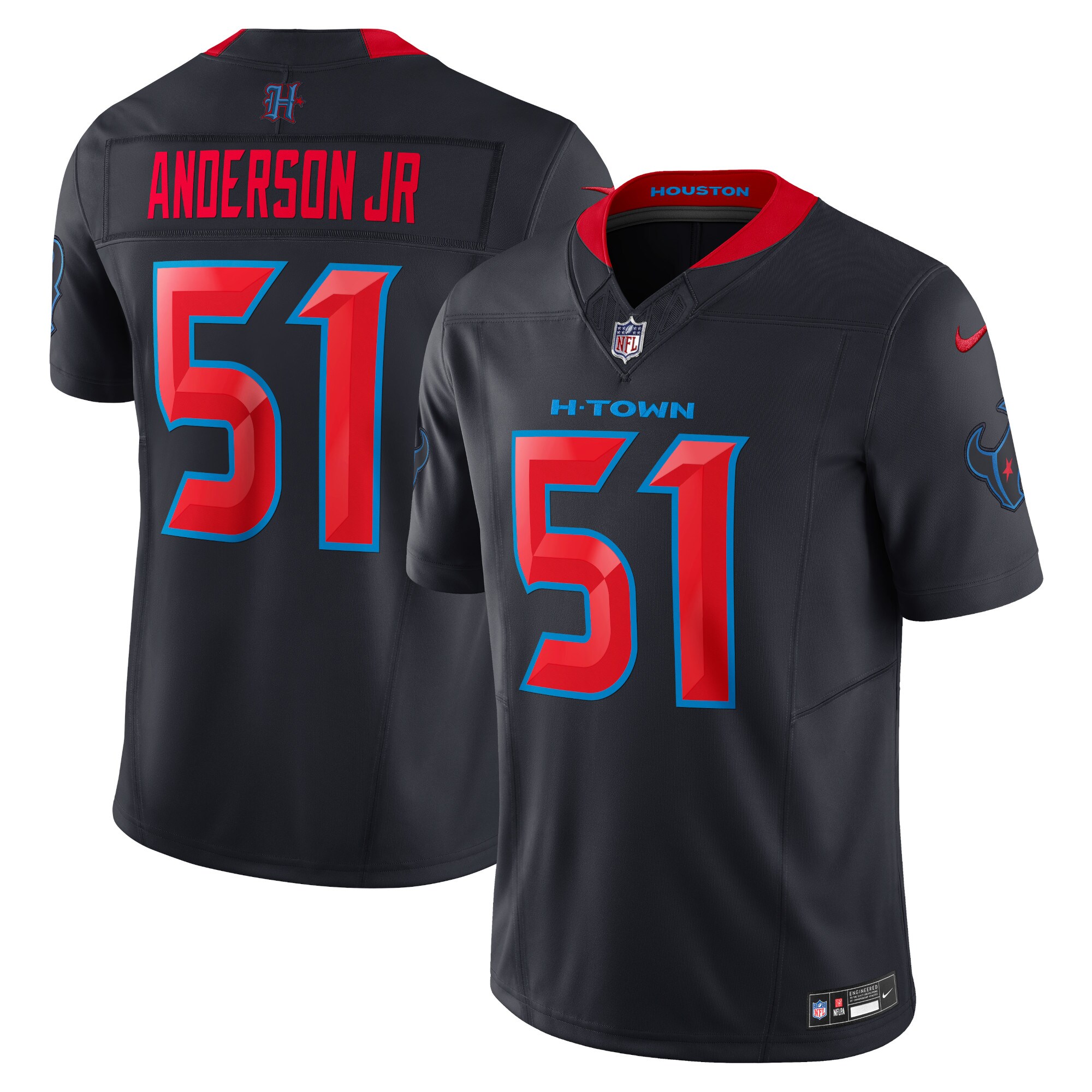 Will Anderson Jr. Houston Texans 2nd Alternate Vapor F.U.S.E. Limited Jersey - Navy - US Jersey Mall