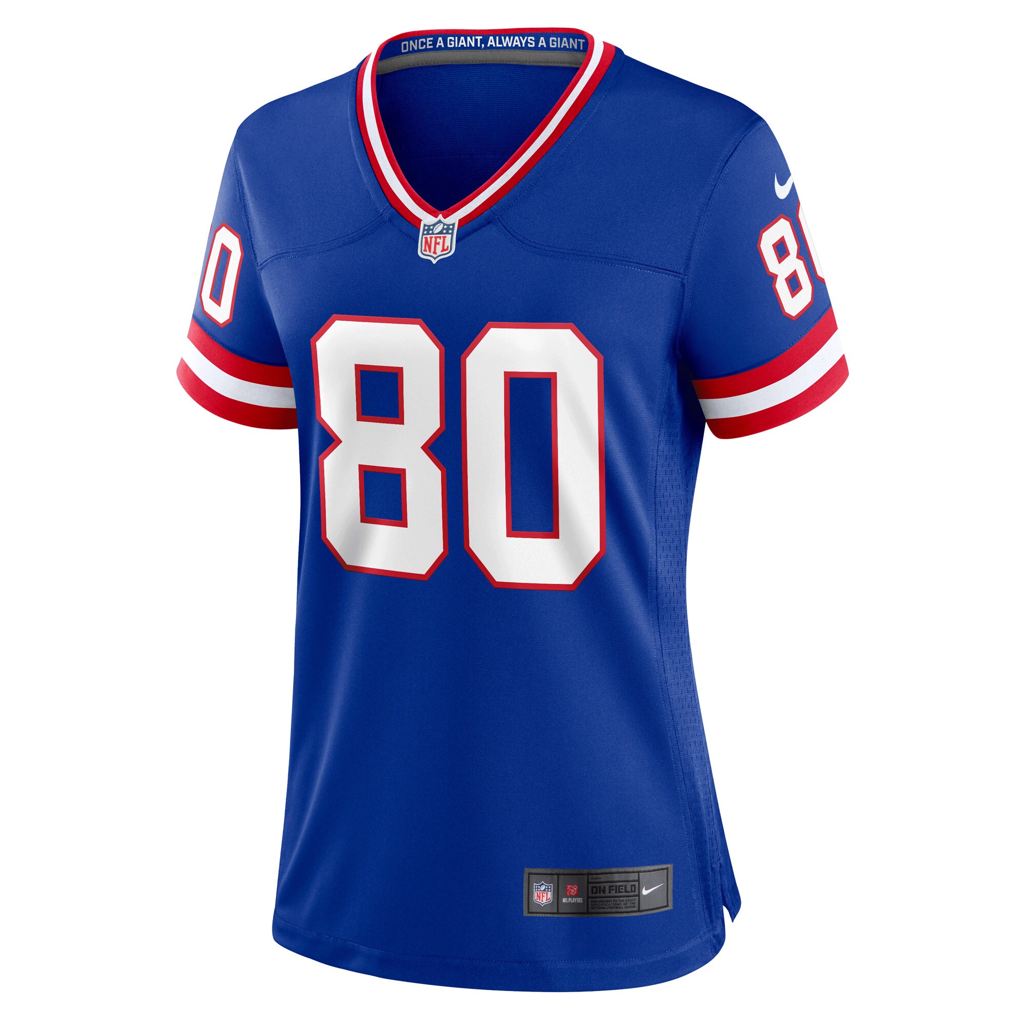 Jeremy Shockey New York Giants Women's Classic Retired Player Game Jersey - Royal - US Jersey Mall