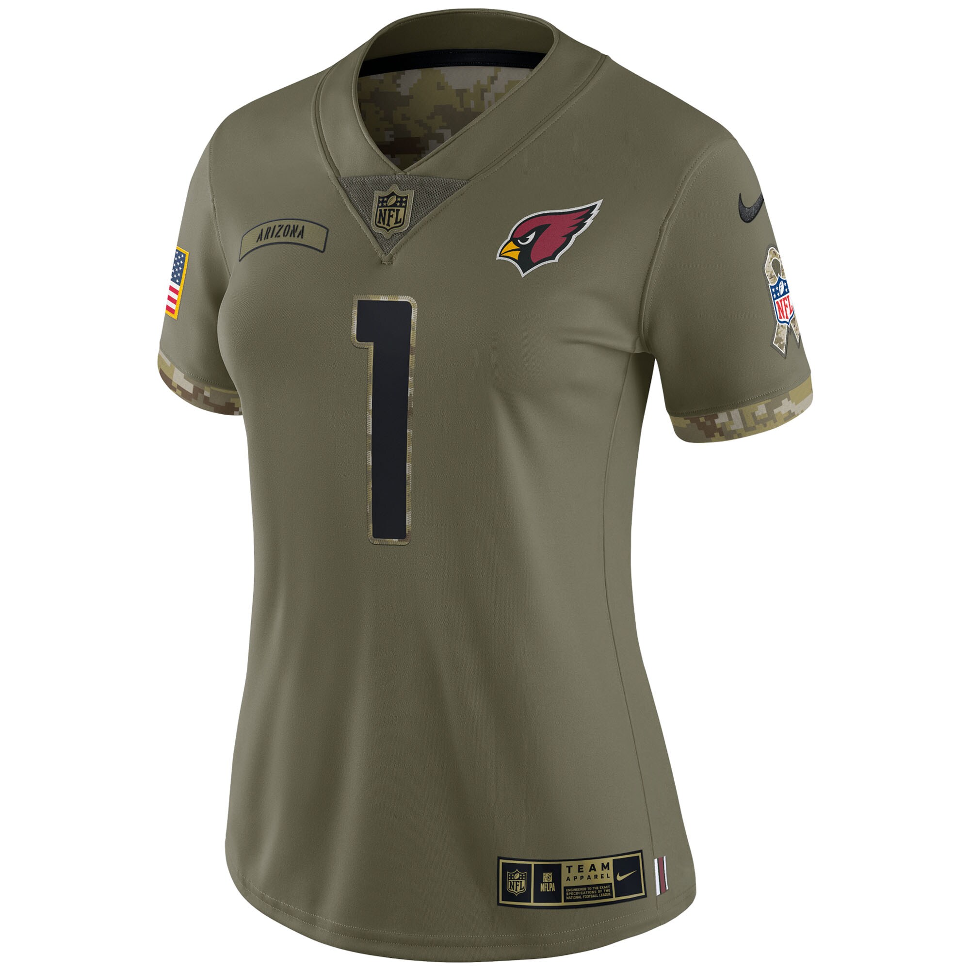 Kyler Murray Arizona Cardinals Women's 2022 Salute To Service Limited Jersey - Olive - US Jersey Mall