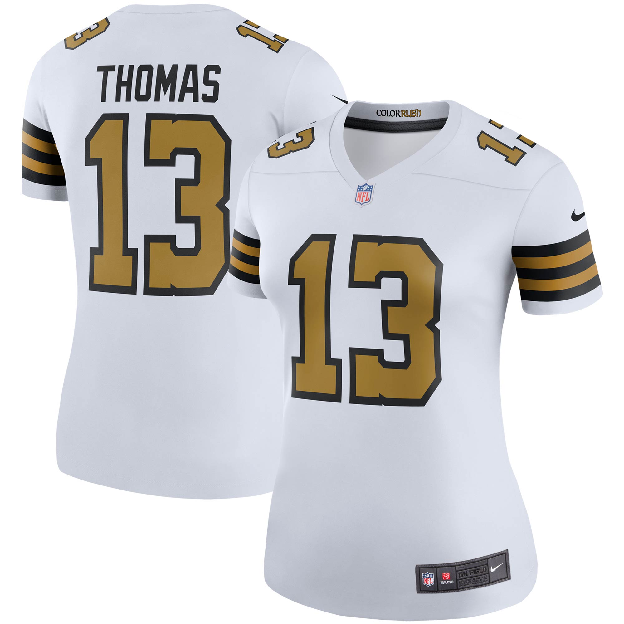 Michael Thomas New Orleans Saints Women's Color Rush Legend Player Jersey - White - US Jersey Mall