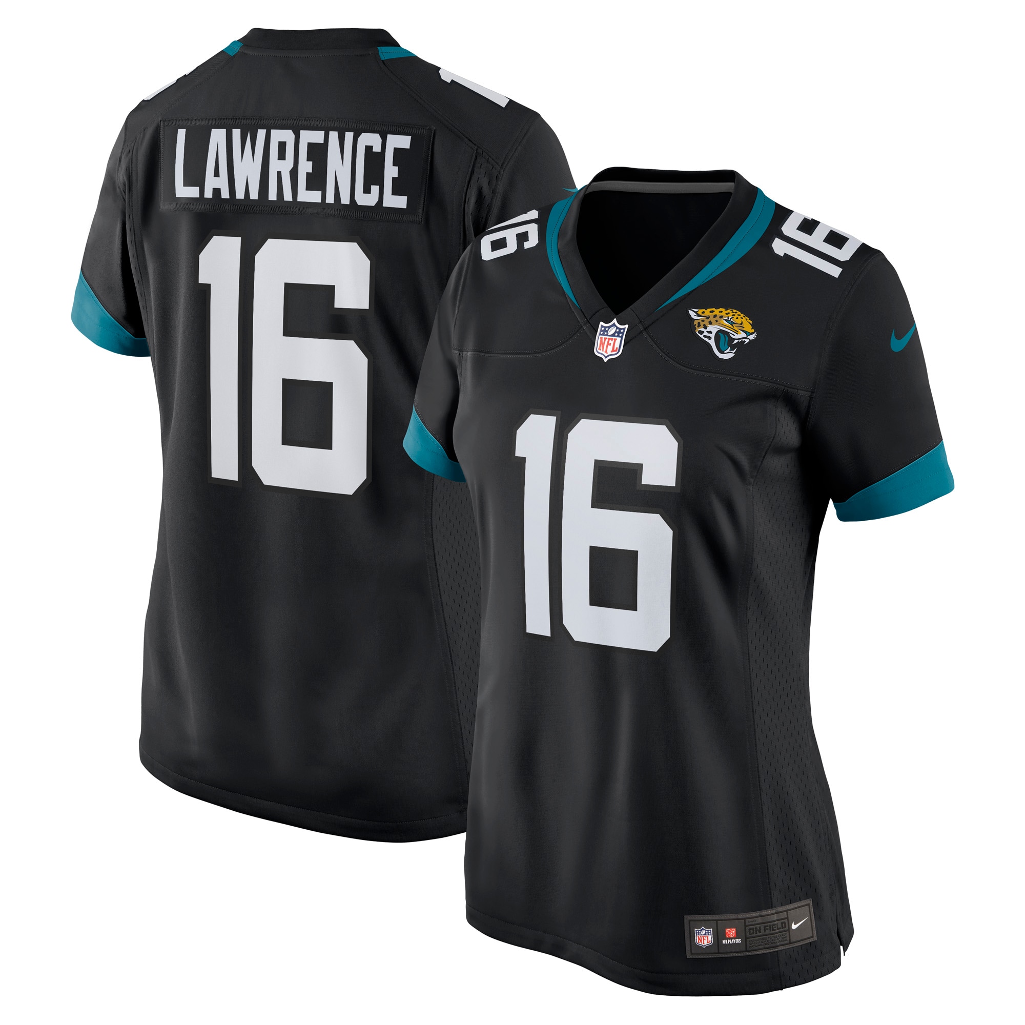Trevor Lawrence Jacksonville Jaguars Women's Alternate Game Jersey - Black - US Jersey Mall