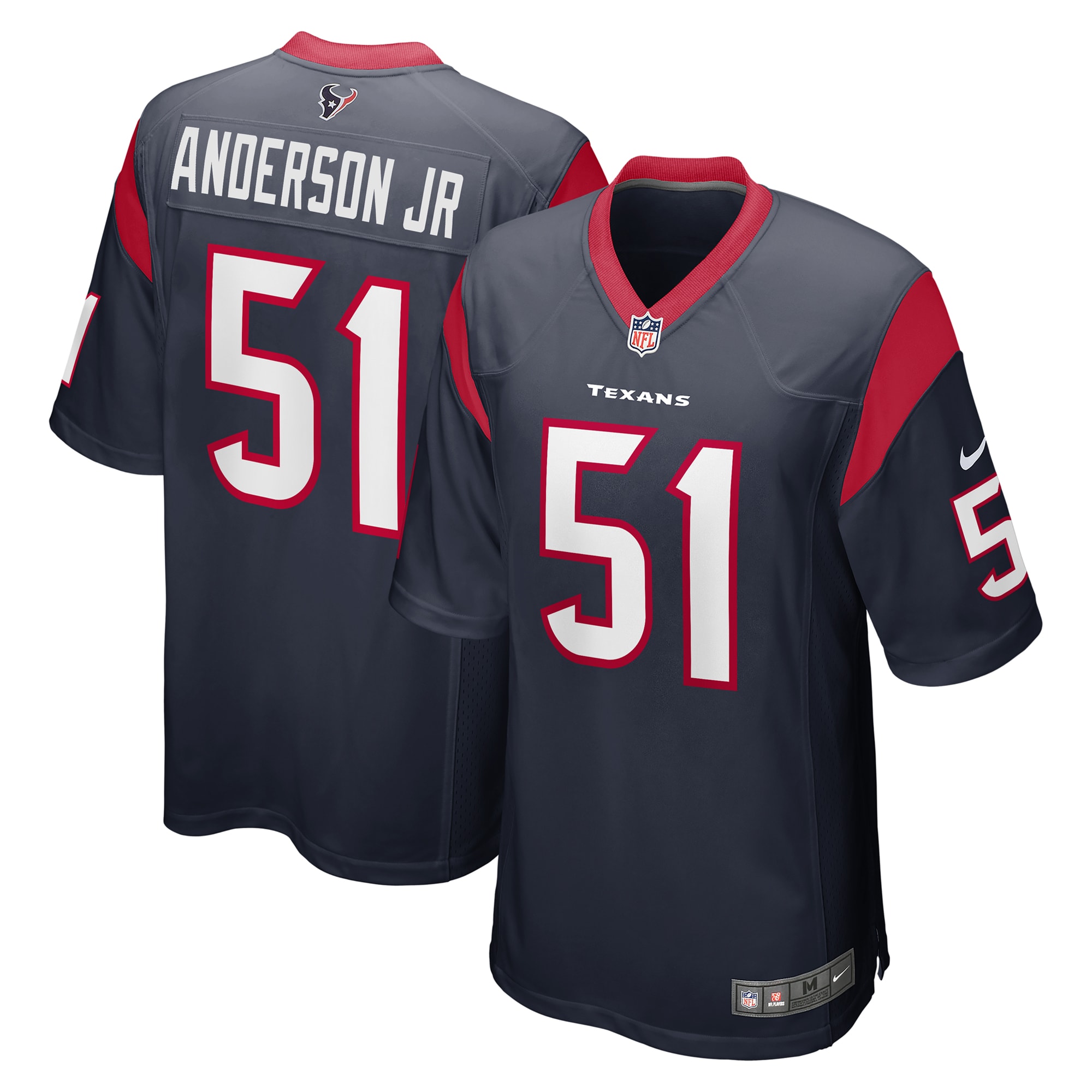 Will Anderson Jr. Houston Texans 2023 NFL Draft First Round Pick Game Jersey - Navy - US Jersey Mall
