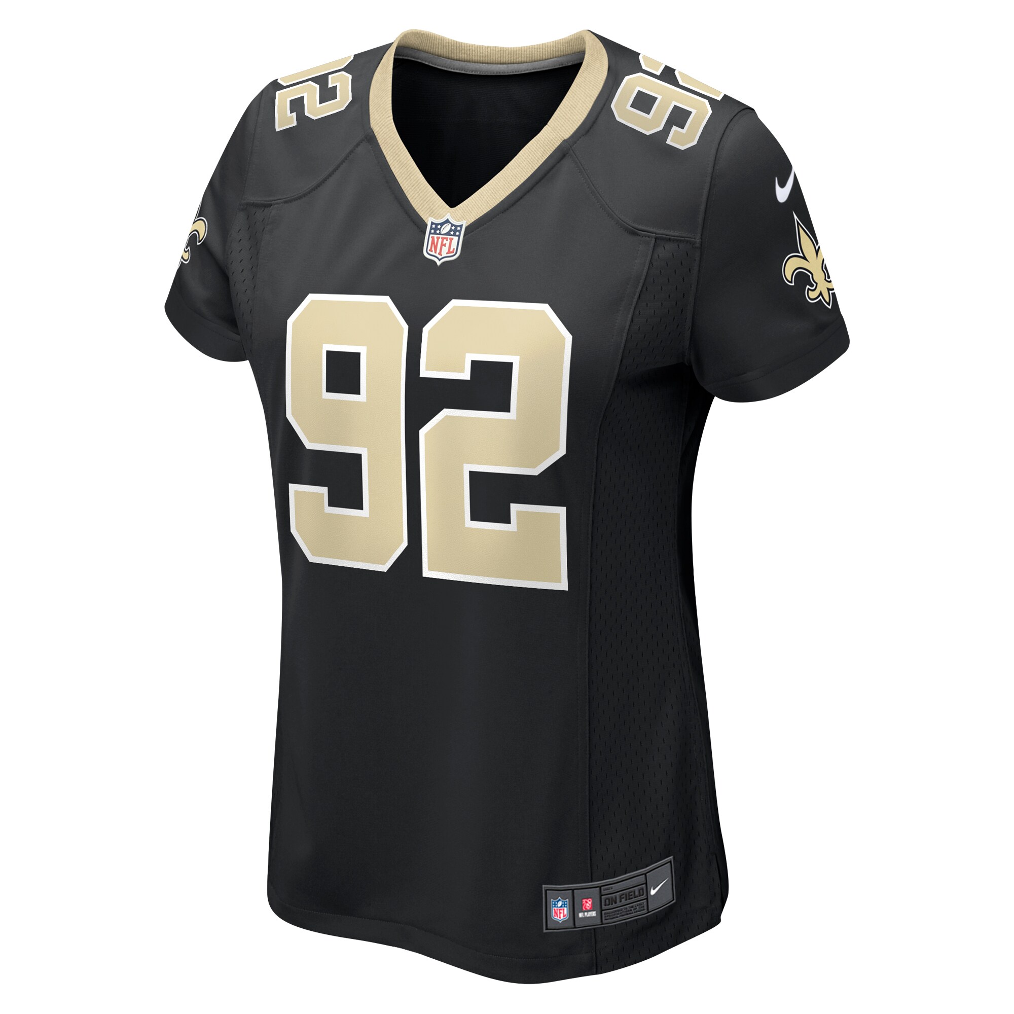Tanoh Kpassagnon New Orleans Saints Women's Game Player Jersey - Black - US Jersey Mall