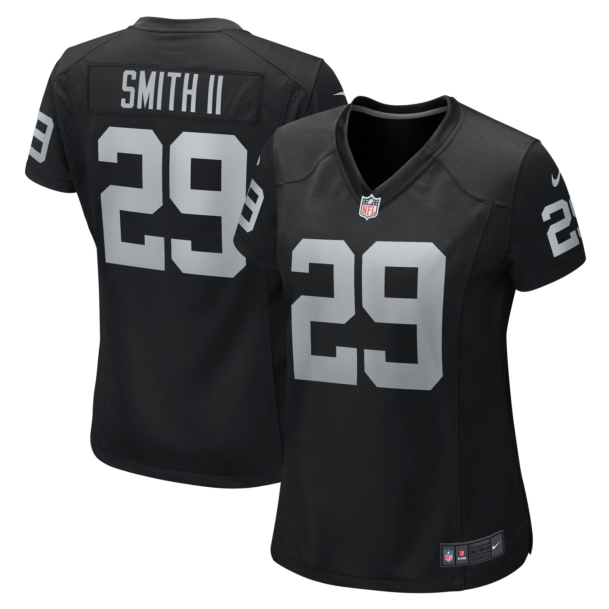 Christopher Smith II Las Vegas Raiders Women's Team Game Jersey - Black - US Jersey Mall