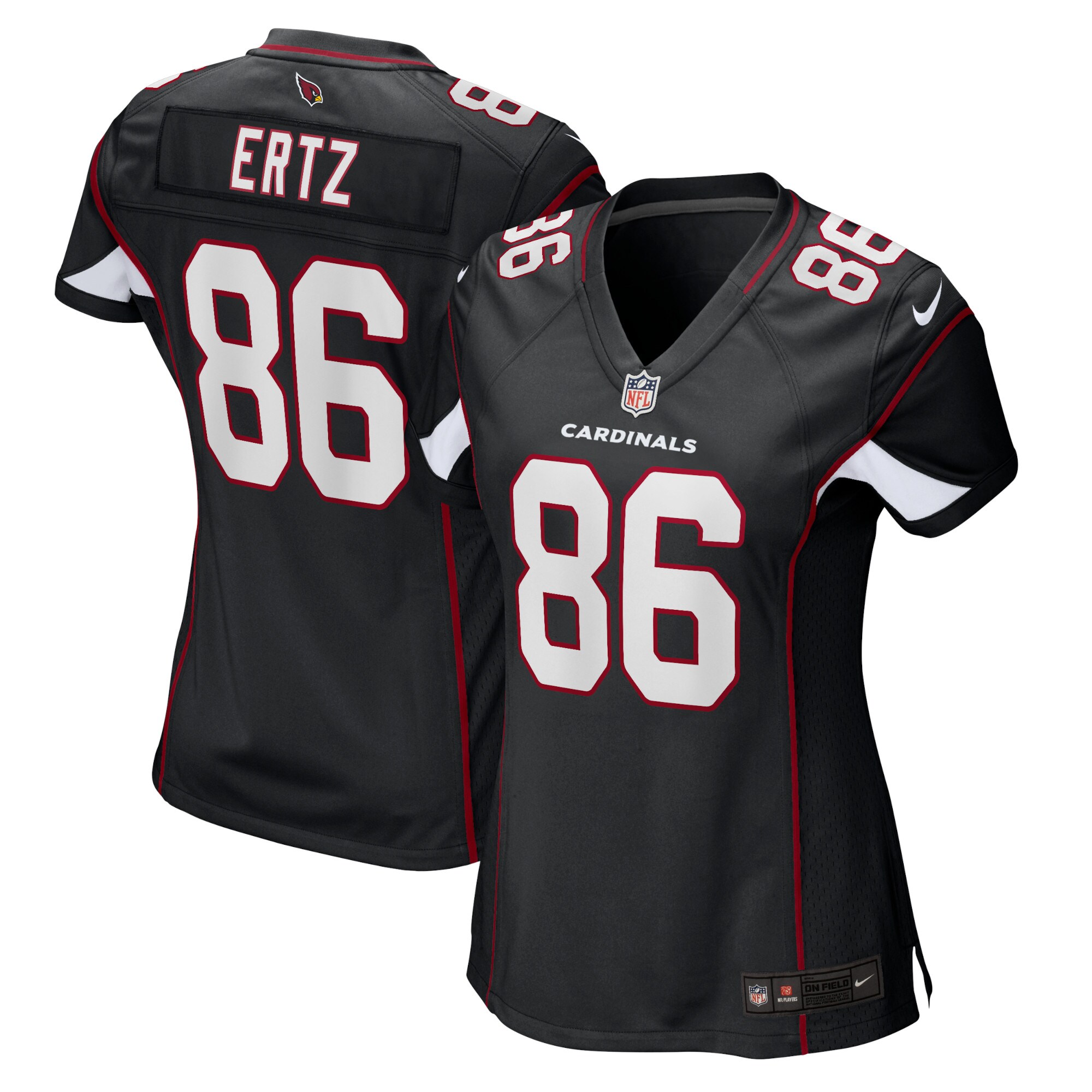 Zach Ertz Arizona Cardinals Women's Alternate Player Game Jersey - Black - US Jersey Mall