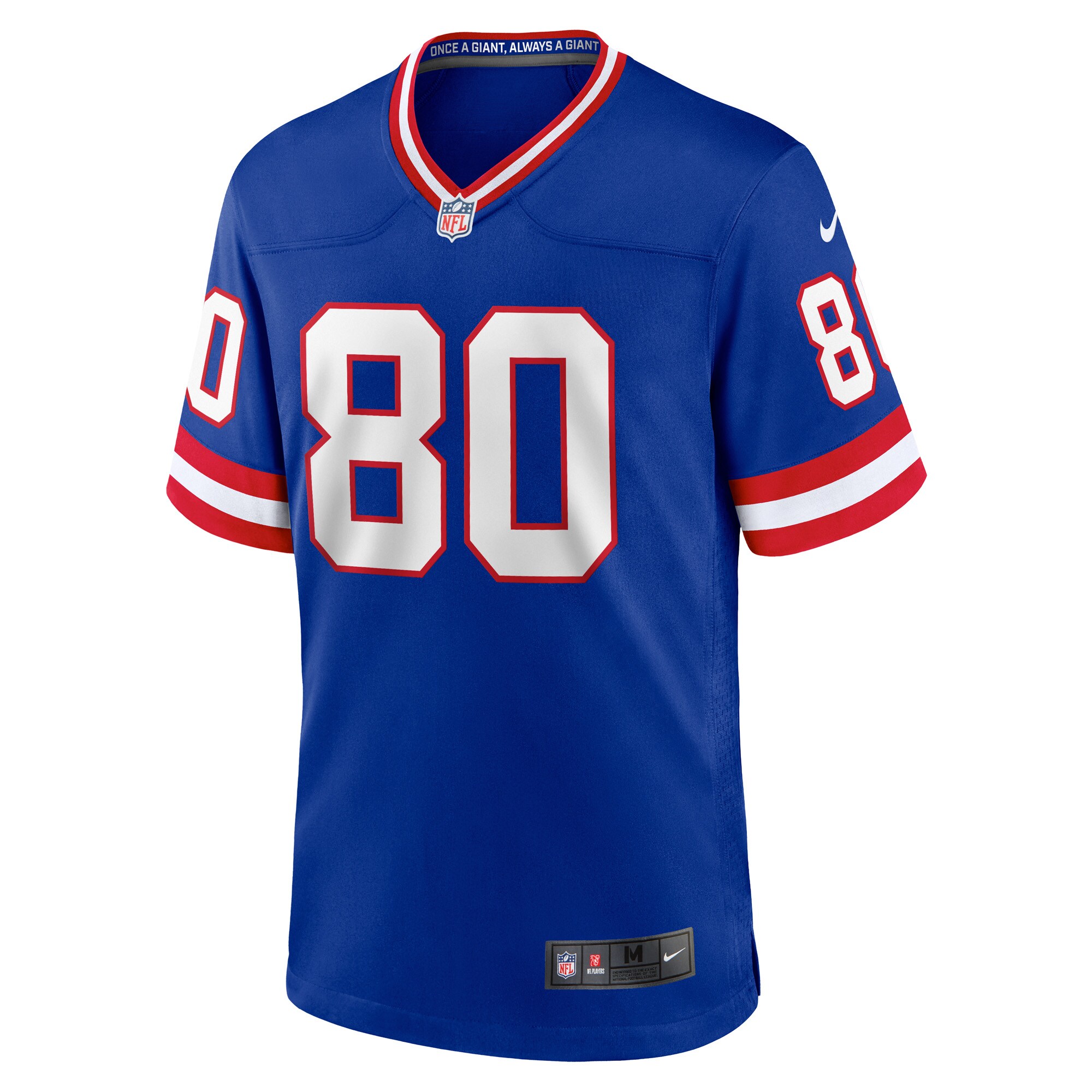 Jeremy Shockey New York Giants Classic Retired Player Game Jersey - Royal - US Jersey Mall